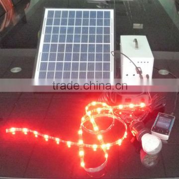 5W Solar System for for mobile phone charger and lighting