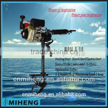 6hp 3L capacity and 4 stroke outboard engine