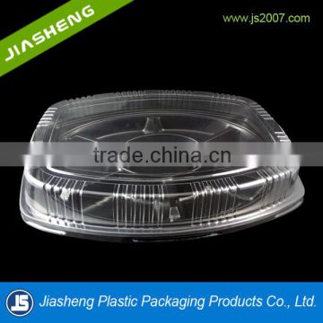 PET disposable transparent sandwich/cake plastic food blister
