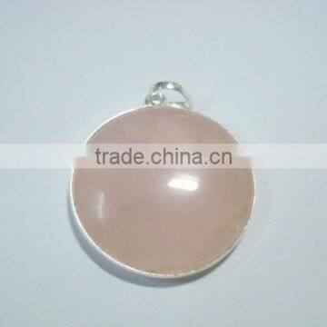 Rose quartz Gemstone Pendants