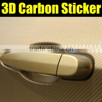 3D carbon fiber car stickers 16 colors for choice