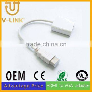 Manufactory hdmi to vga adapter cable with high speed data transmission