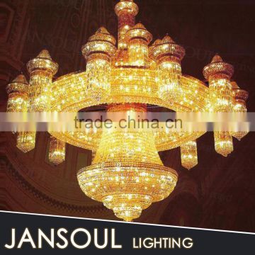 extra large pendant light modern crystal chandelier from zhongshan lighting factory custom church chandelier