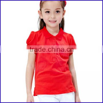 new design top fashion t shirt for kids girls t shirt with factory price shirt girl in wholesale