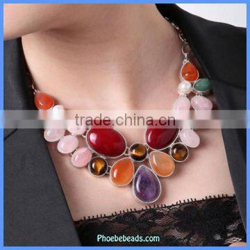 Wholesale New Arrival Multi Gemstone Necklaces For Women GN-N016