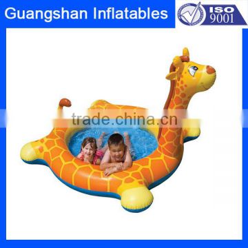 China children inflatable Giraffe Spray Pool