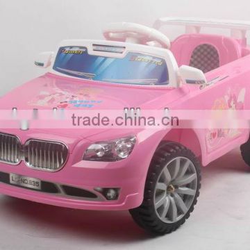 New pink color of electric toy cars 835 with music,working light with EN71 approved!