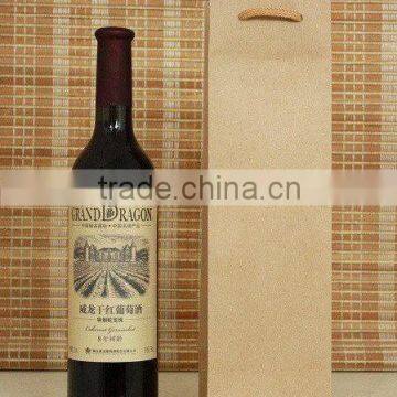 kraft paper wine bag