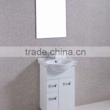 Middle East Market hot sell PVC bathroom mirror cabinet