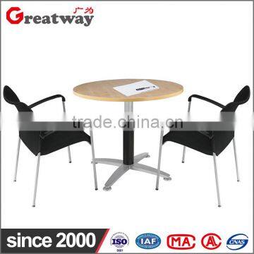 modern design roung top negotiation metal table legs