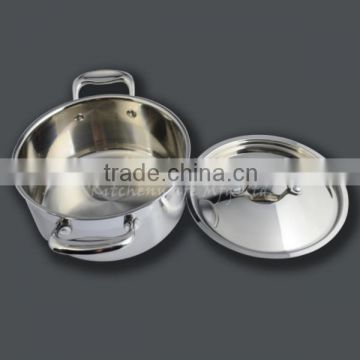 3-layer 18/8 stainless steel stainless steel stove boiling pot