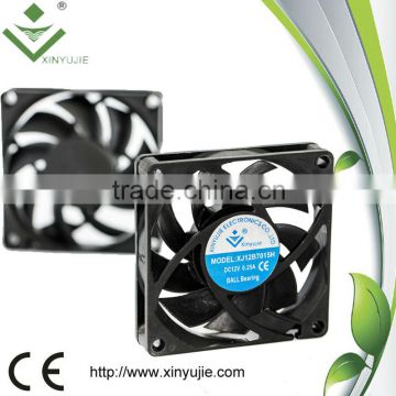 dc brushless fan 12v 70*70*15mm 5v 12v dc fan best seller XJ7015 12v dc centrifugal fan