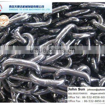 Studless Link Anchor Chain 2 Grade Black Painting