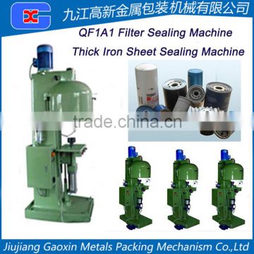 Used Condition and Metal Packaging Material FILTER SEAMER Sealing Machine