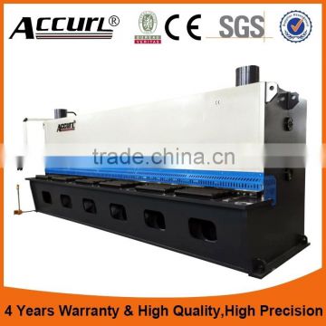 16X2500mm Hydraulic Guillotine Shearing Machine with South Korea Kacon pedal switch