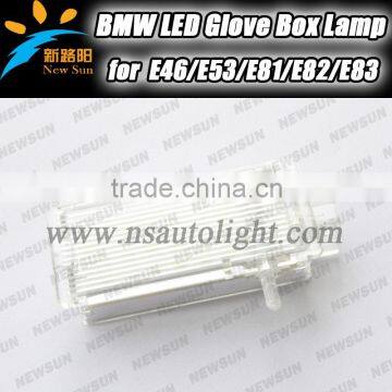 Factory Supply Canbus LED Glove Box Lamp for BMW E46 E90 E91 E92 E93 E53 E83 E89 SMD Led Glove Box Light