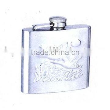 stainless steel wine hip flask