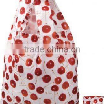 210D quality polyester foldable shopping bag