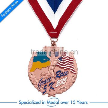 Custom metal medal at factory price