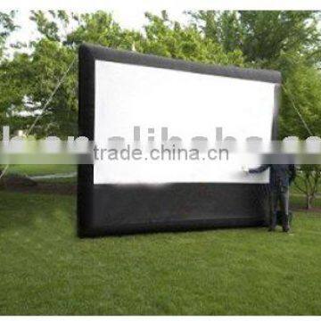 Black and White Inflatable Movie Screen