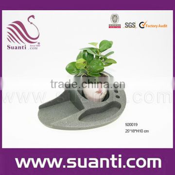 2015 multi-use polystone pot plant and Office stationery case