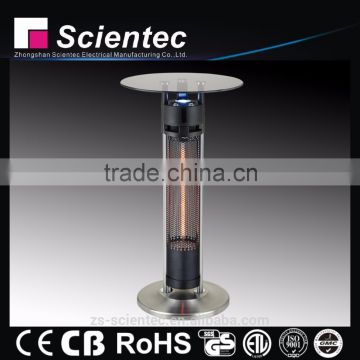 Table Heater IP24,CE,CB,GS,EMC,RoHS Certification Infrared Heater Outdoor