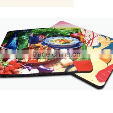 Hot selling personalized blank sublimation mouse pad with Round,rectangular,heart shapes