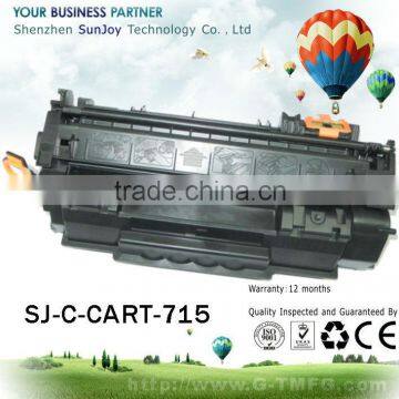 laser toner cartridge CART715 for Canon LASERSHOT LBP3370