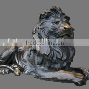 Large Bronze Life Size Lions Statues For Sale