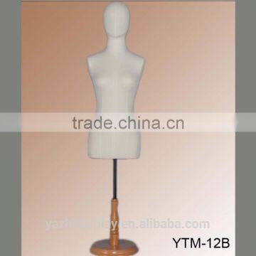 Dress form dressmaker half body female torso mannequin