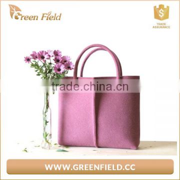 High quality cheap felt fabric polypropylene tote bag non woven folding shopping bag