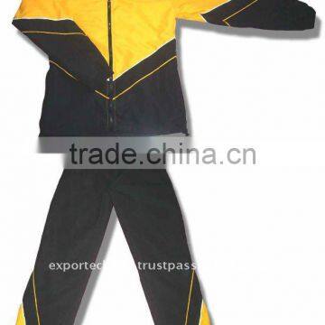 Ladies 100% Polyester Golden Track suit