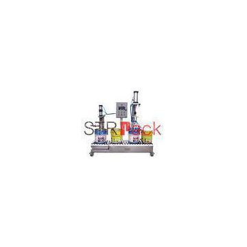 Semi-automatic Weight value Paint Filling Machine with cover pressing and cover cliping