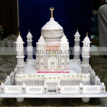 Beautiful Taj Mahal Replica, Handmade Marble Taj Replica