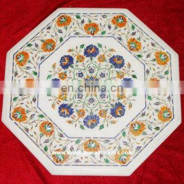 Inlaid Marble Table Top, Marble Inlay Coffee Table Top
