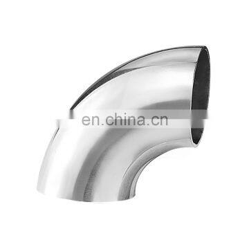 90degree Round Stair Railing Pipe Connector Stainless Steel Handrail Tube Fittings Satin Mirror Elbow