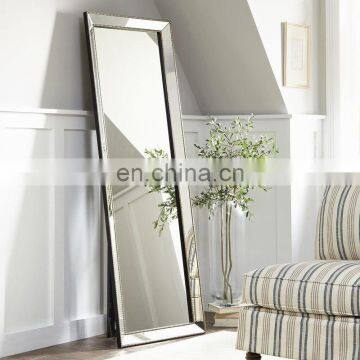 Hot sale Cheap wall mounted frameless beveled mirrors