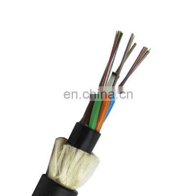 Outdoor Aireal Single Mode Fiber Optic Cable 24 48 Core ADSS OFC Fiber Optic Cable