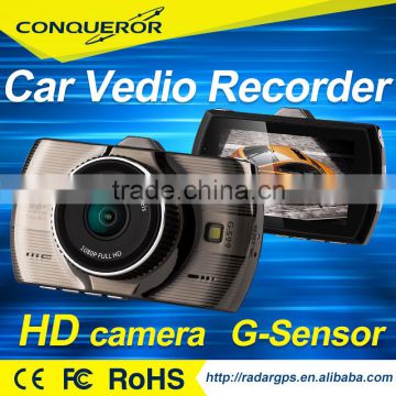 G-sensor with hd video camera/driver recorder hd car dvr camera/car black box 2016