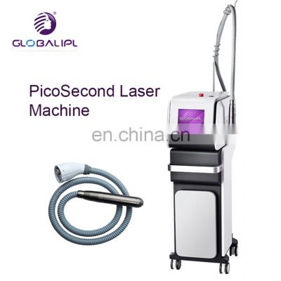Professional beauty equipments 532nm 755nm 1064nm tattoo removal picosecond nd yag laser machine
