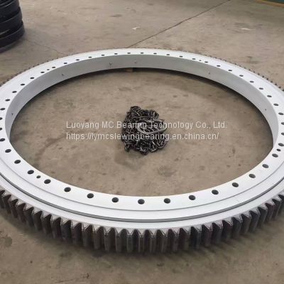 LYMC crossed cylindrical roller slewing bearing RKS.161.14.0644 with 742.3*574*56mm