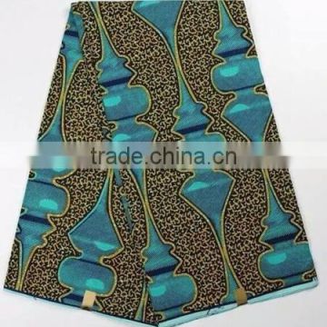 H472 100% cotton 6 YARD african wax fabric wholesale