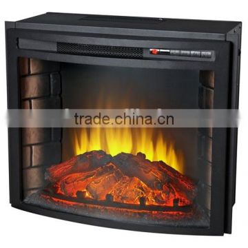 CSA approved 23" Curved Brick LED and Infrared Electric Fireplace