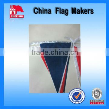 Custom Triangle Flag Bunting Printing For Promotion