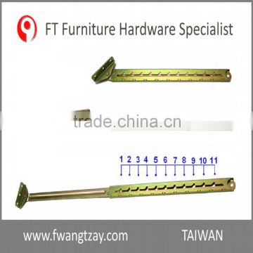 Taiwan Factory 11 Position Industrial Furniture Adjustable Angle Extension Metal Lift-up Ratchest Bed Support