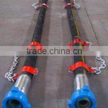 Steel wire spiraled drilling rubber hose