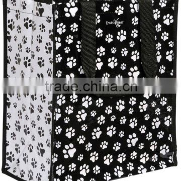 PP shopping bags with speckle print