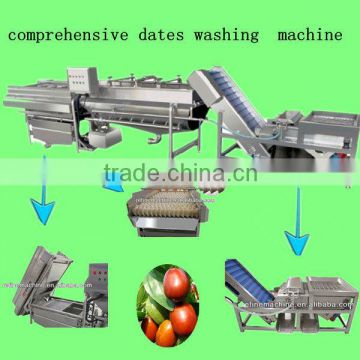 horizontal mixed flow washing machine/fruit washing machine/vegetable wasing machine
