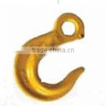 Yellow Coated Eye Hook A-327 Without Latch