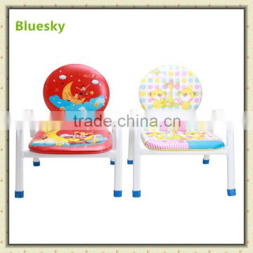 Stackable super baby cartoon foam sitting chair with PU leather BS-211